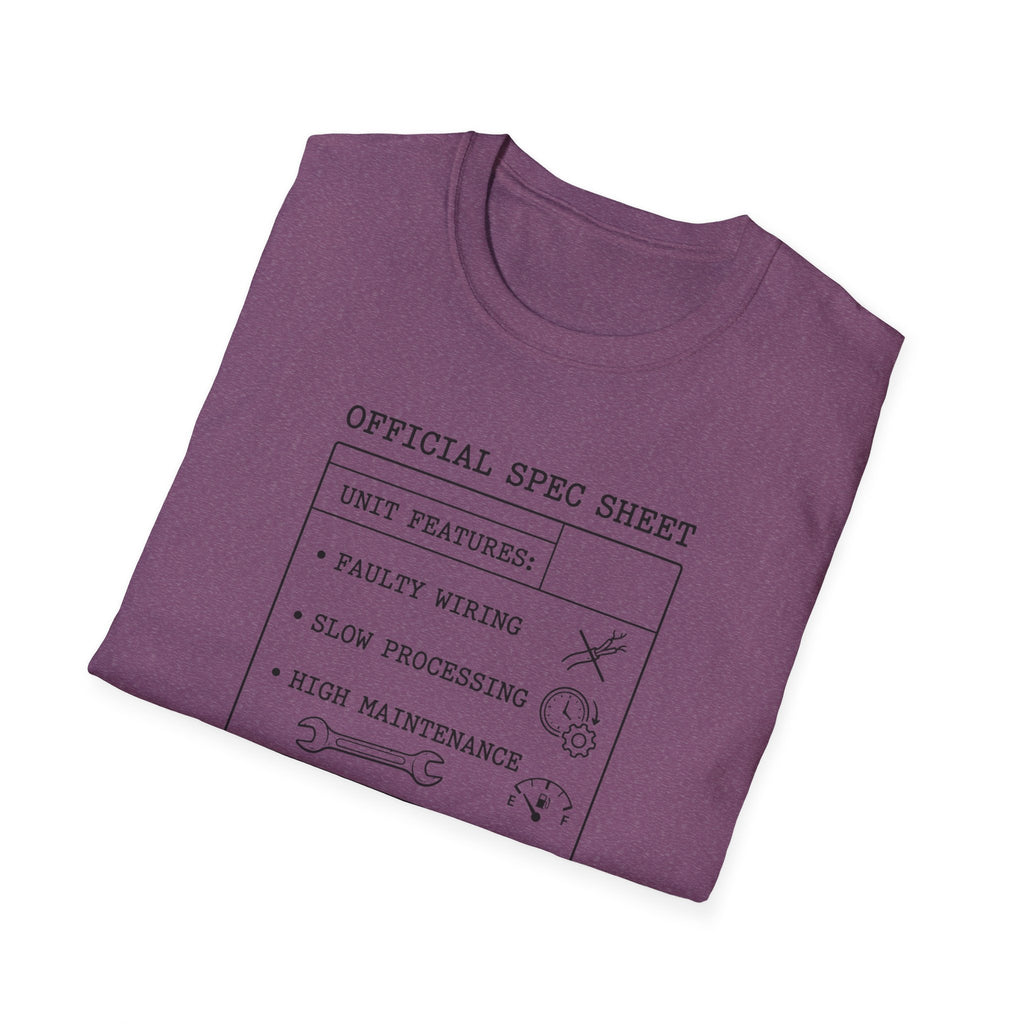 Official Spec Sheet T-Shirt