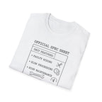 Official Spec Sheet T-Shirt