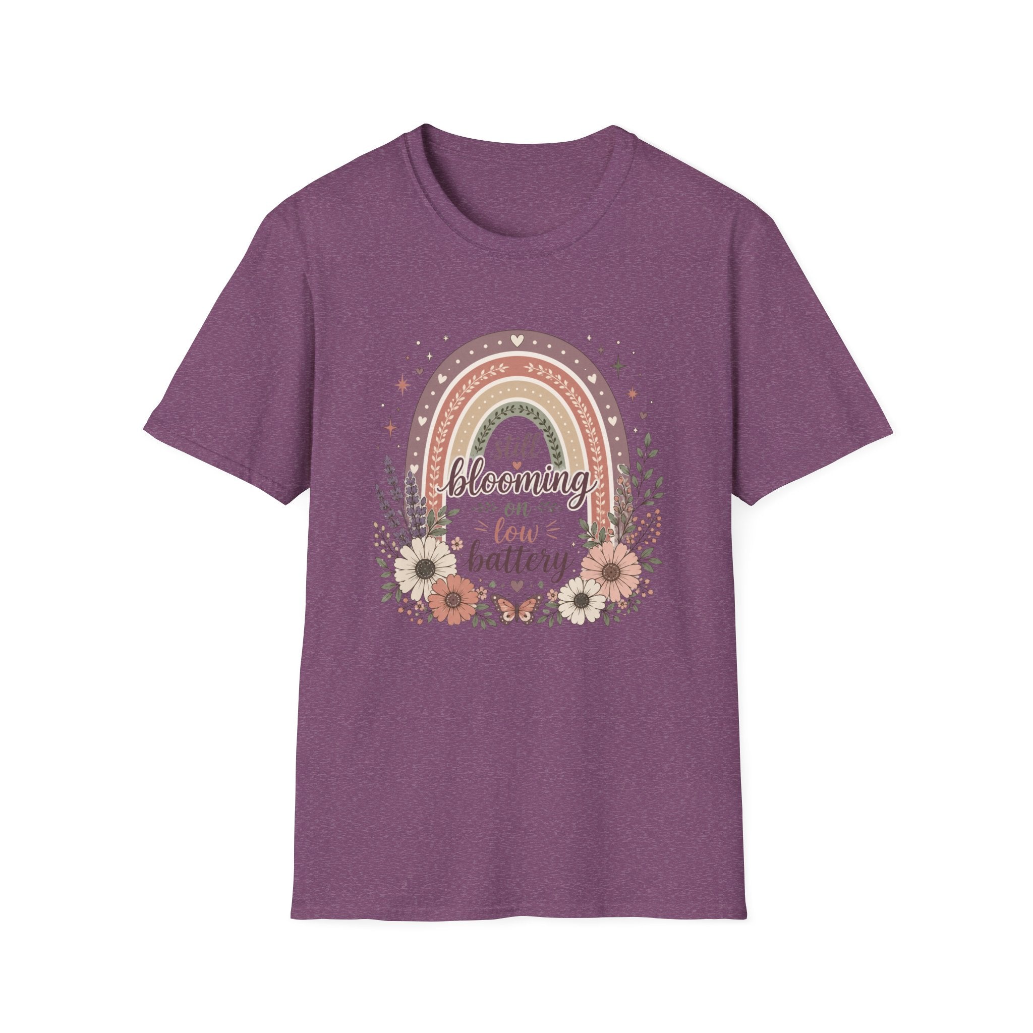 Still Blooming on Low Battery T-Shirt