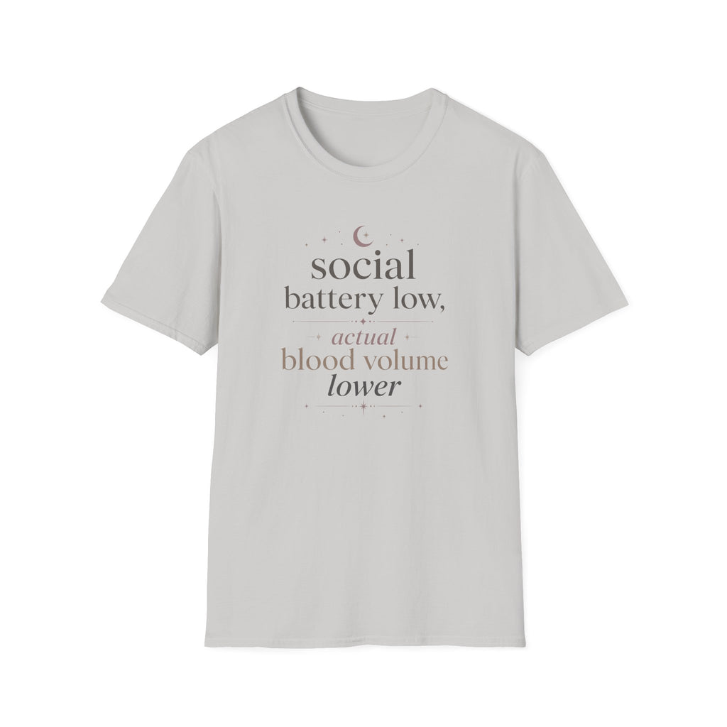 Social Battery Low T‑Shirt