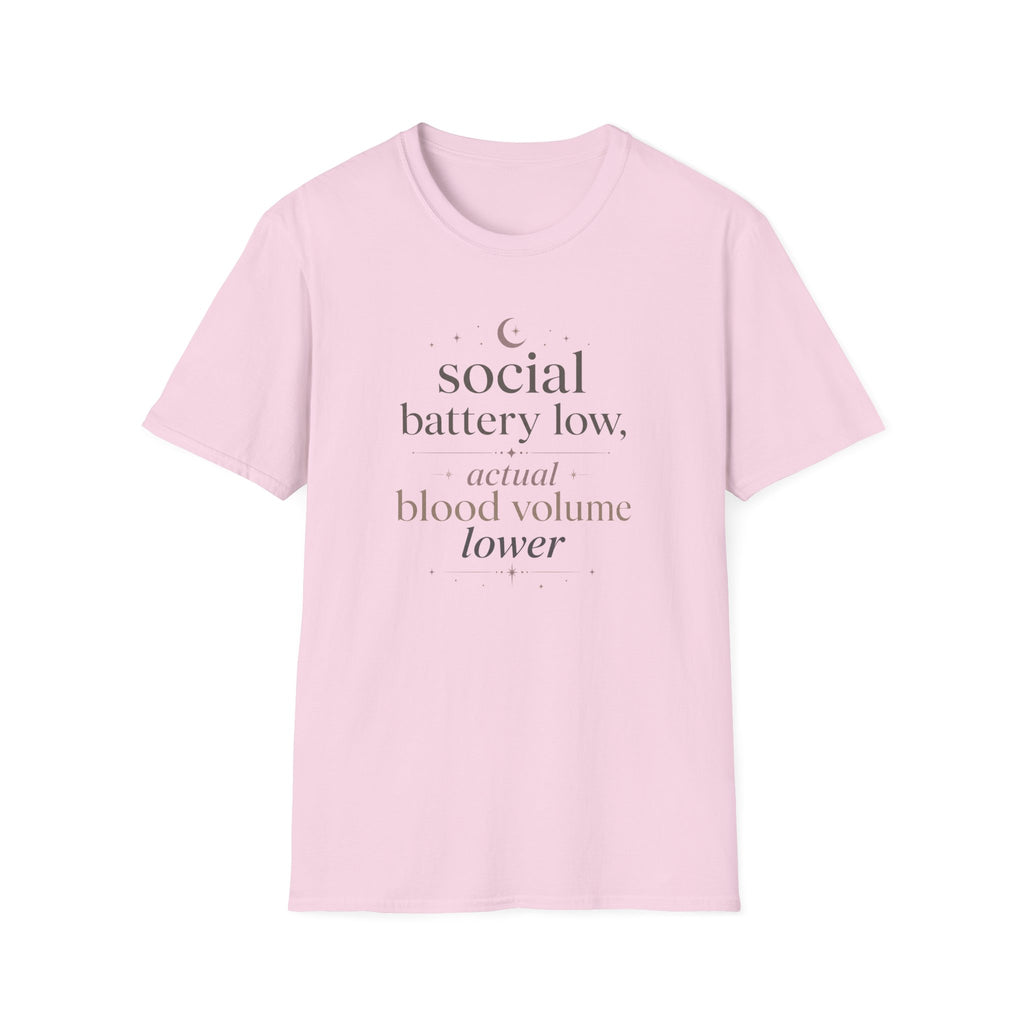 Social Battery Low T‑Shirt