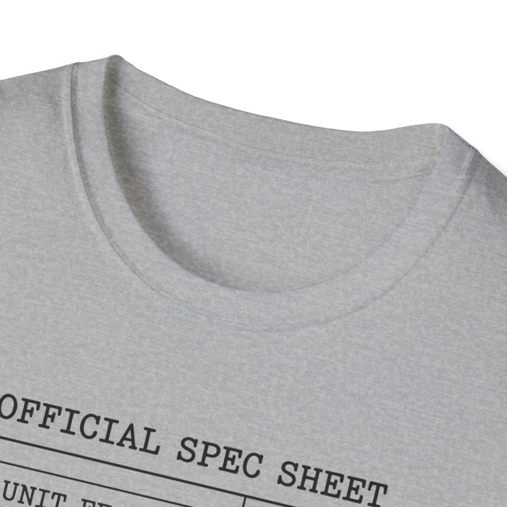 Official Spec Sheet T-Shirt