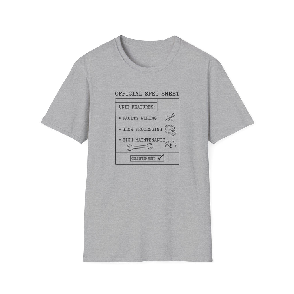 Official Spec Sheet T-Shirt