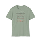 Emotionally Available Physically Horizontal T‑Shirt