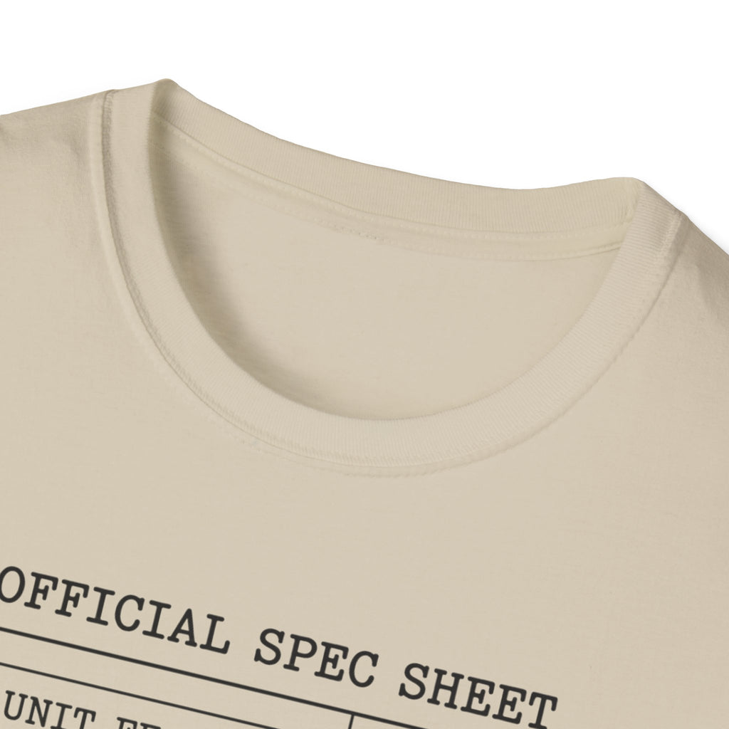 Official Spec Sheet T-Shirt